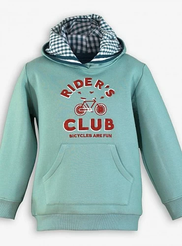 Sudadera para niño verde agua