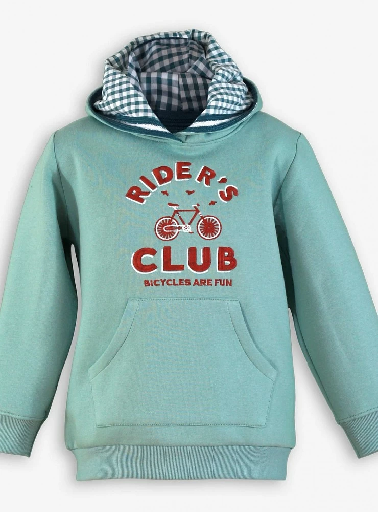 Sudadera para niño verde agua