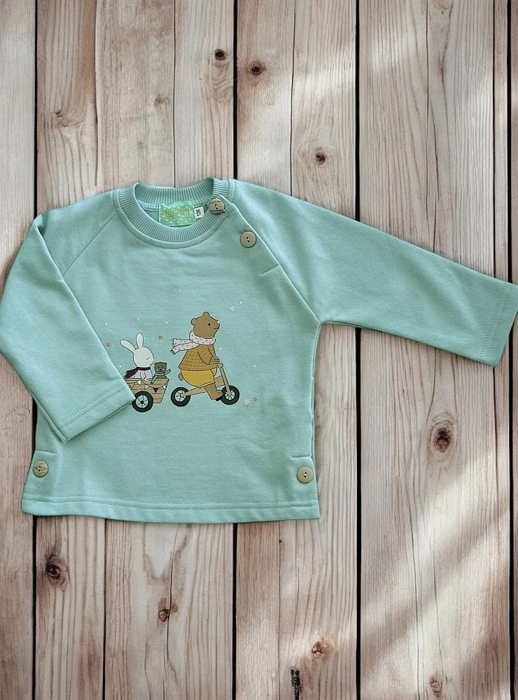 Sudadera unisex colección Paseo en bici de Pio Pio