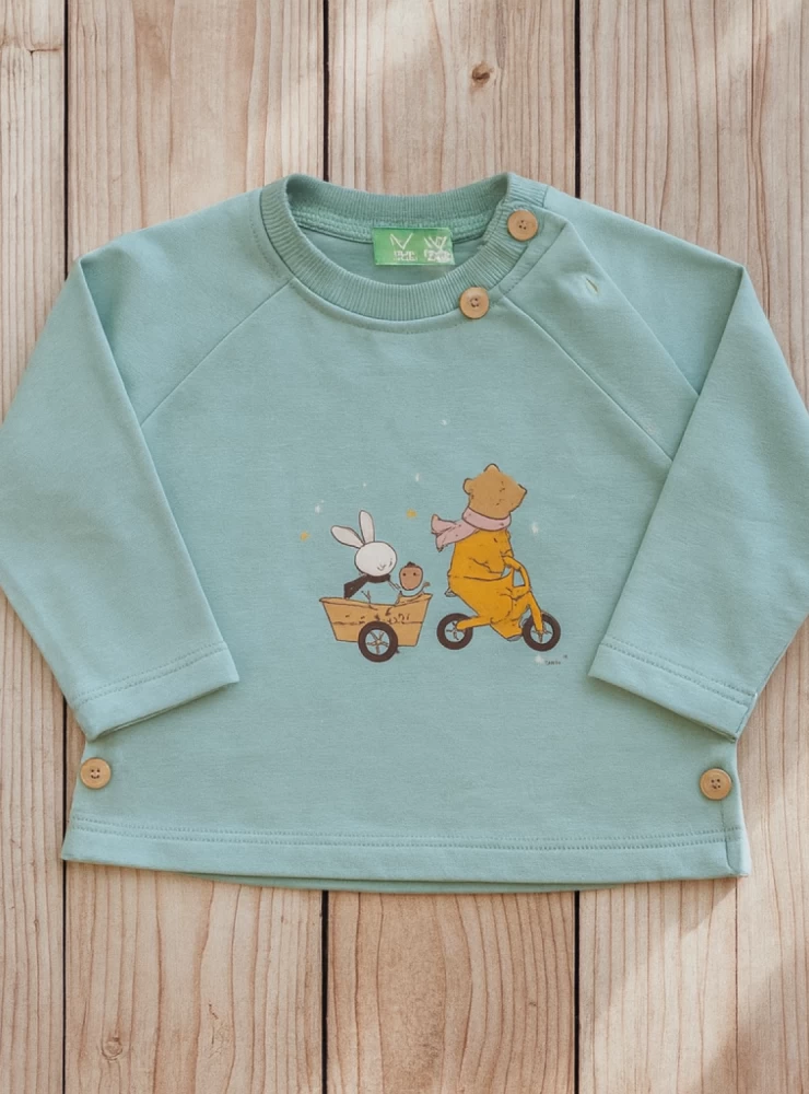 Sudadera unisex colección Paseo en bici de Pio Pio