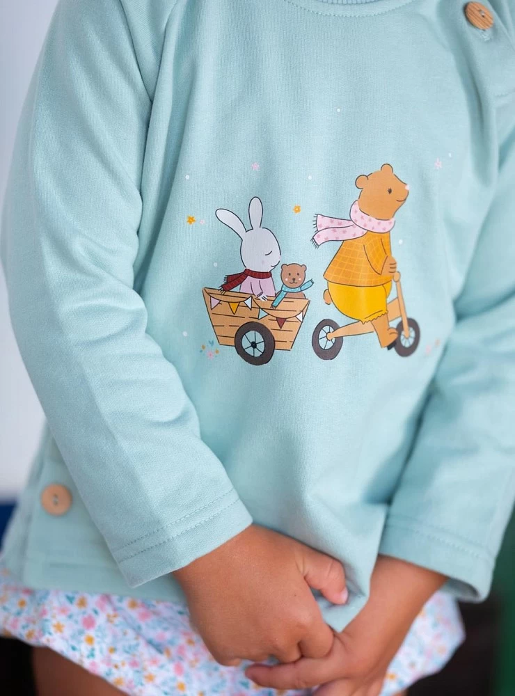 Sudadera unisex colección Paseo en bici de Pio Pio