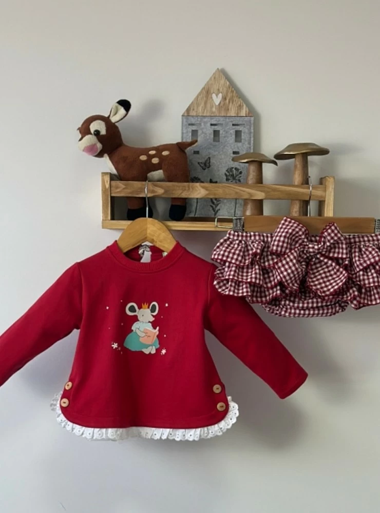 Sudadera y braguita cuentos de invierno de Pio Pio