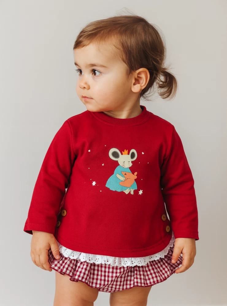 Sudadera y braguita cuentos de invierno de Pio Pio
