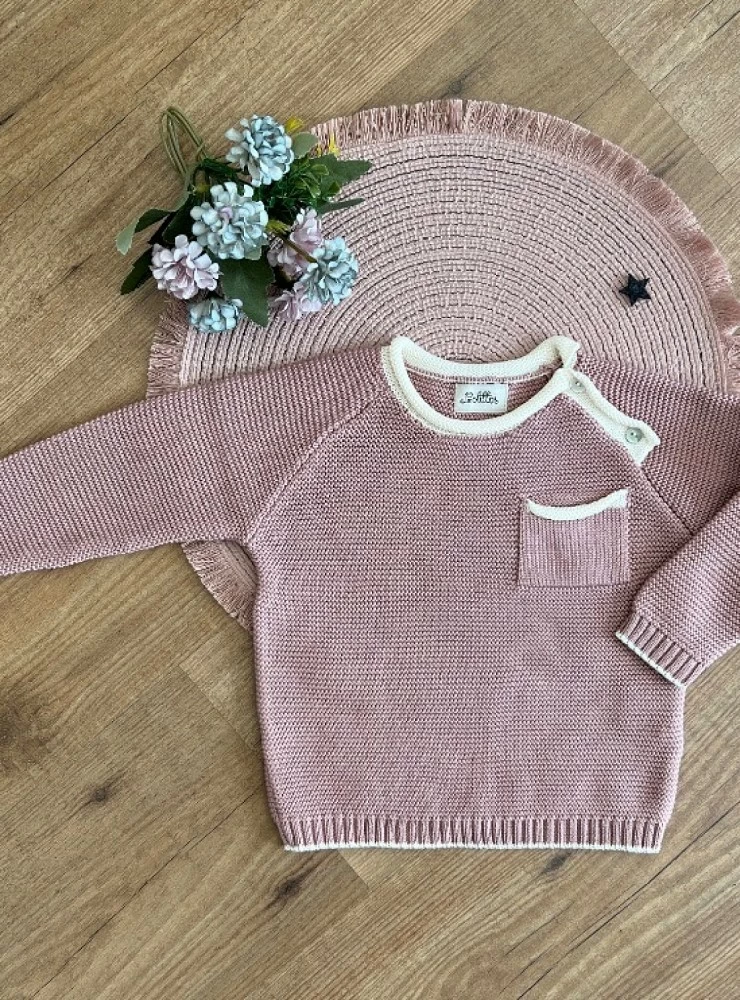 Sweater for boy Rose collection by Lolittos