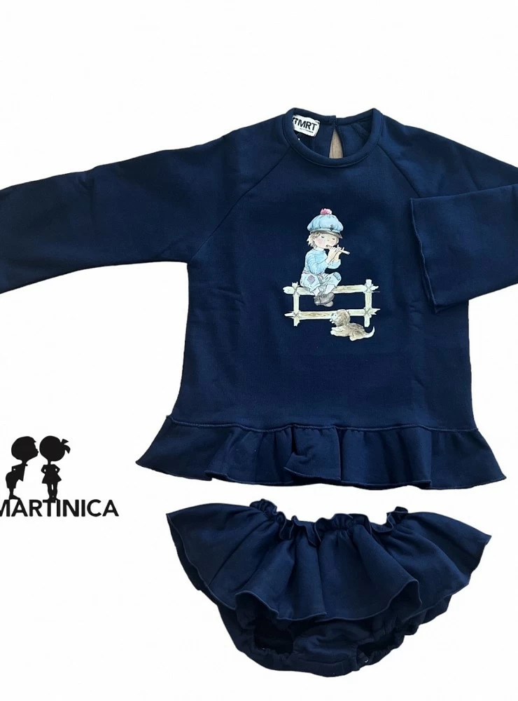 Sweatshirt and panties set Pandora de La Martinique collection