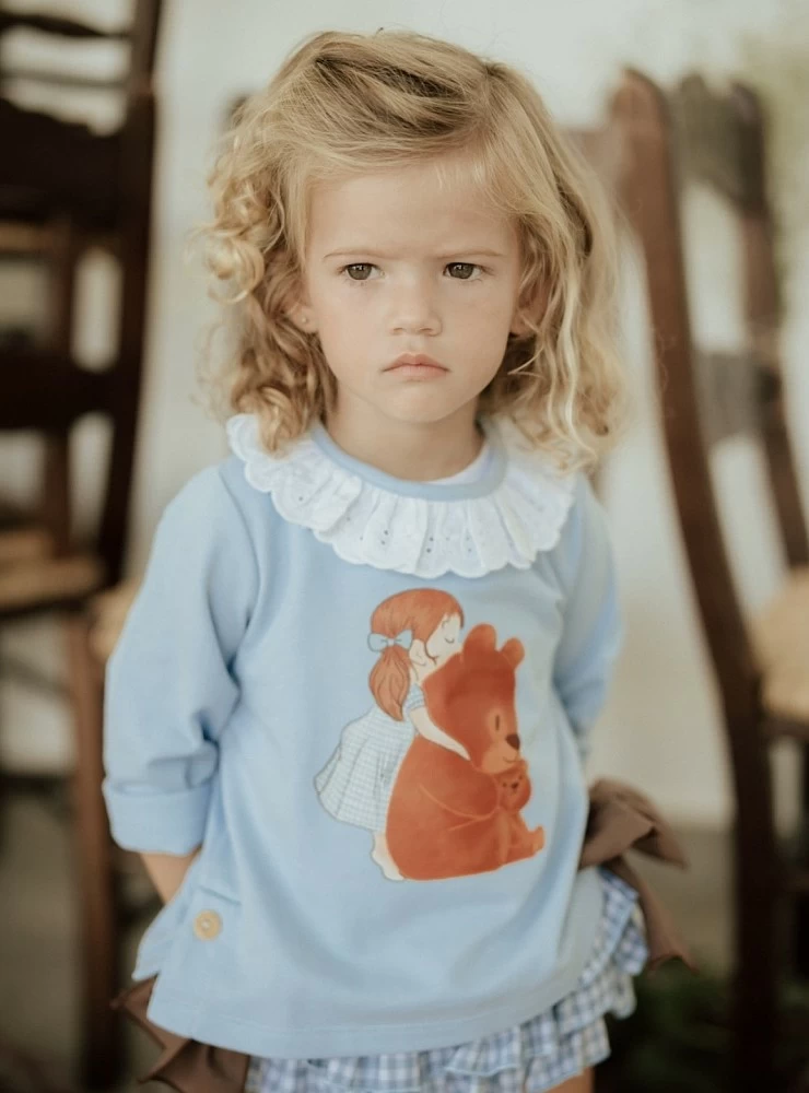 Sweatshirt for girl Pio Pio bears collection