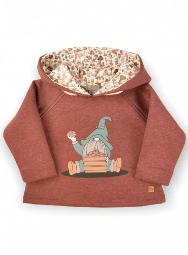 Sweatshirt in two colors with Gnome print by José Varon