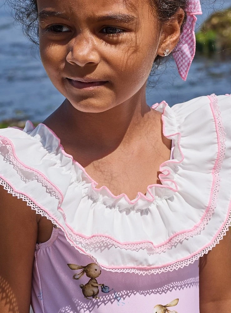 Swimsuit for girls from the Rabbits collection