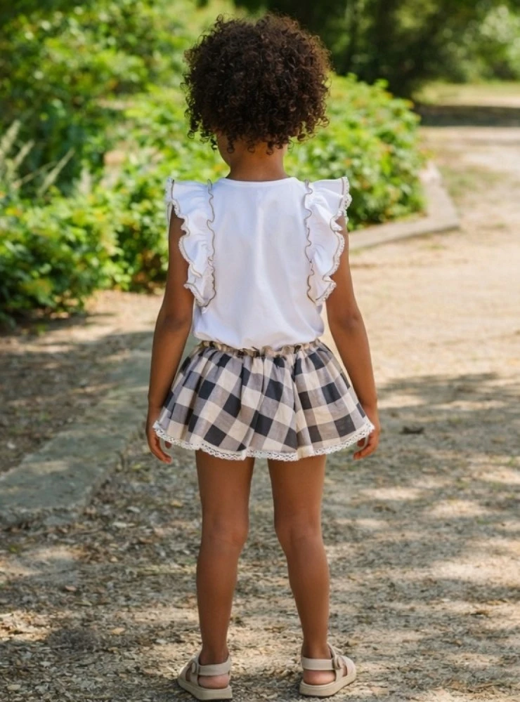 T-shirt and skirt set from the Mini Martinicas Collection