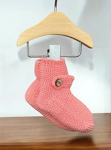 Tangerine unisex booties