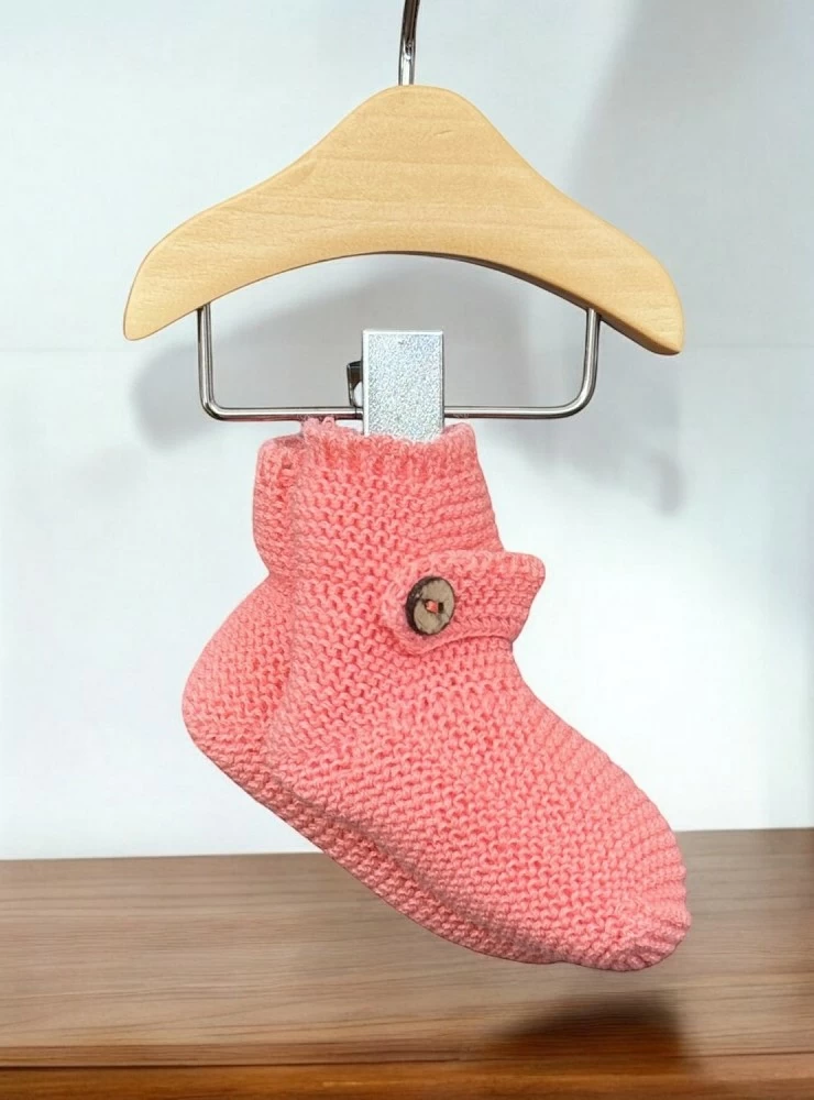 Tangerine unisex booties