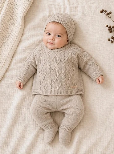 Three-piece knitted set for boys | Onis Collection