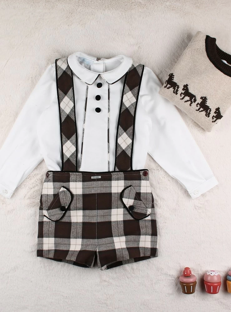 Three-piece set for boys from the Chocolate collection