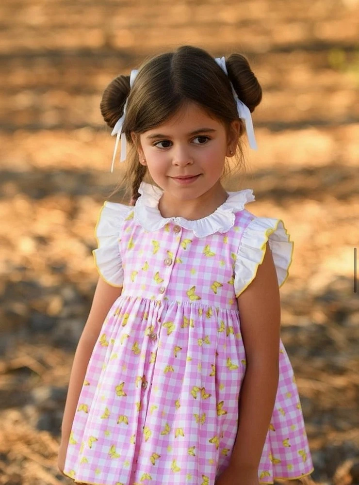 Three-piece set for girls, Butterfly collection