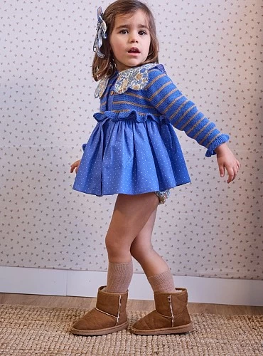 Three-piece set for girls Children's Choco from La Martinique