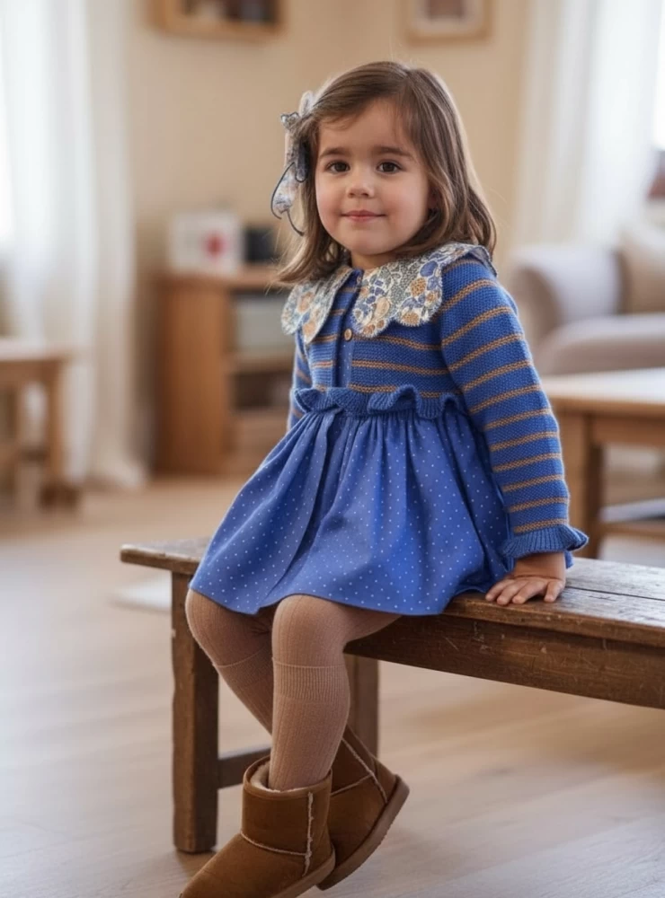 Three-piece set for girls Children's Choco from La Martinique