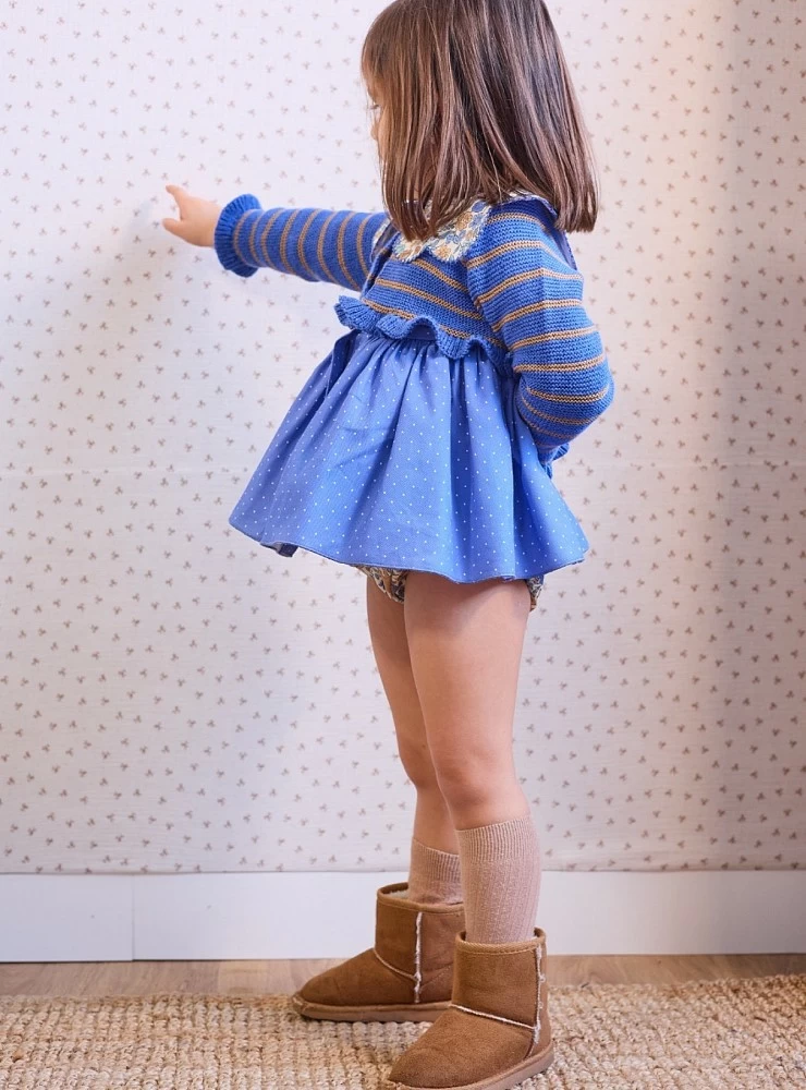 Three-piece set for girls Children's Choco from La Martinique