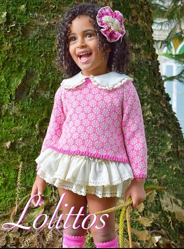 Three-piece set for girls from Lolittos Grecia collection