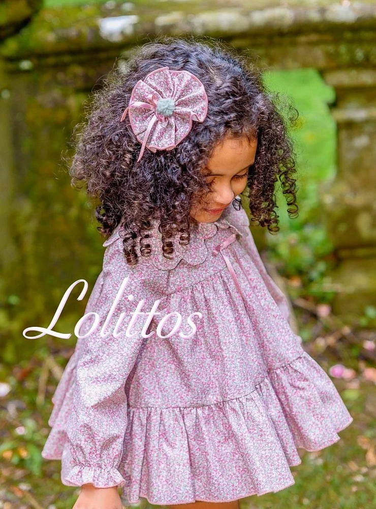 Three-piece set for girls from the Lolittos Borreguito collection