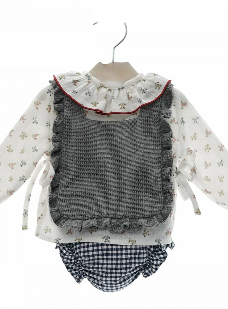 Three-piece set for girls, Oxford collection
