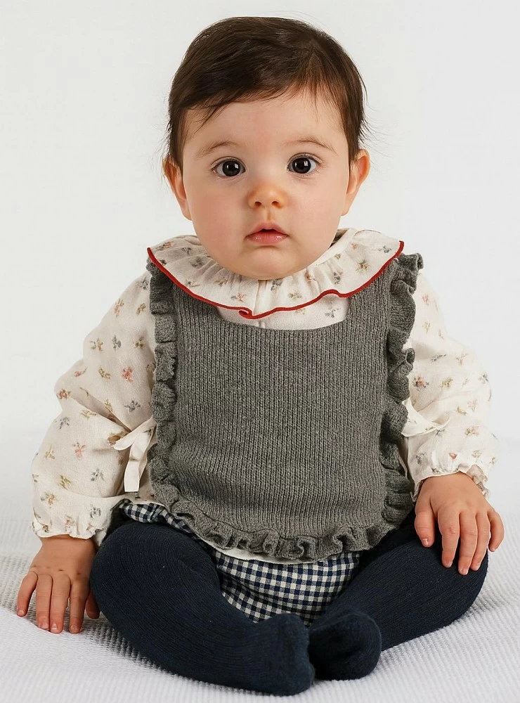 Three-piece set for girls, Oxford collection