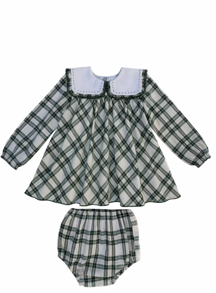 Toddler dress and shorts set from Copo's Gold Collection