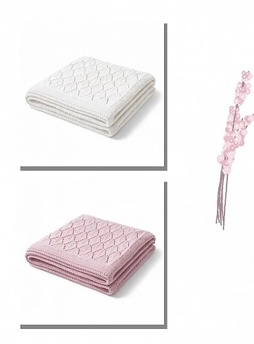 Toquilla de primeras puestas en punto de verano. Dos colores