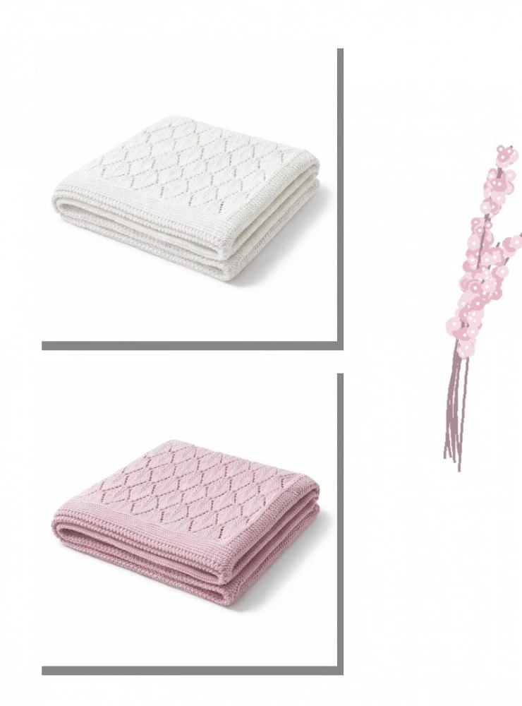 Toquilla de primeras puestas en punto de verano. Dos colores