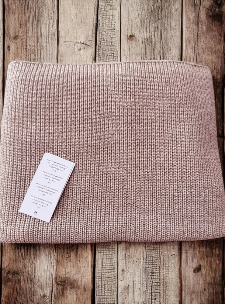 Toquilla unisex en lana merino. Dos colores