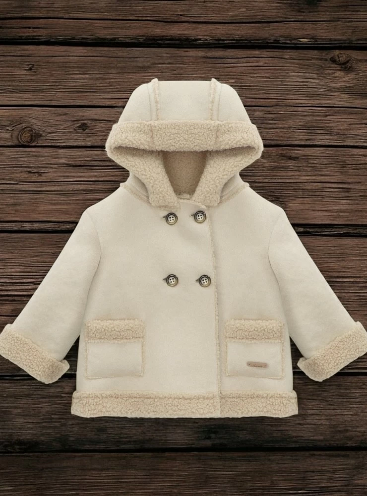 Trenka de antelina con rizo. Unisex