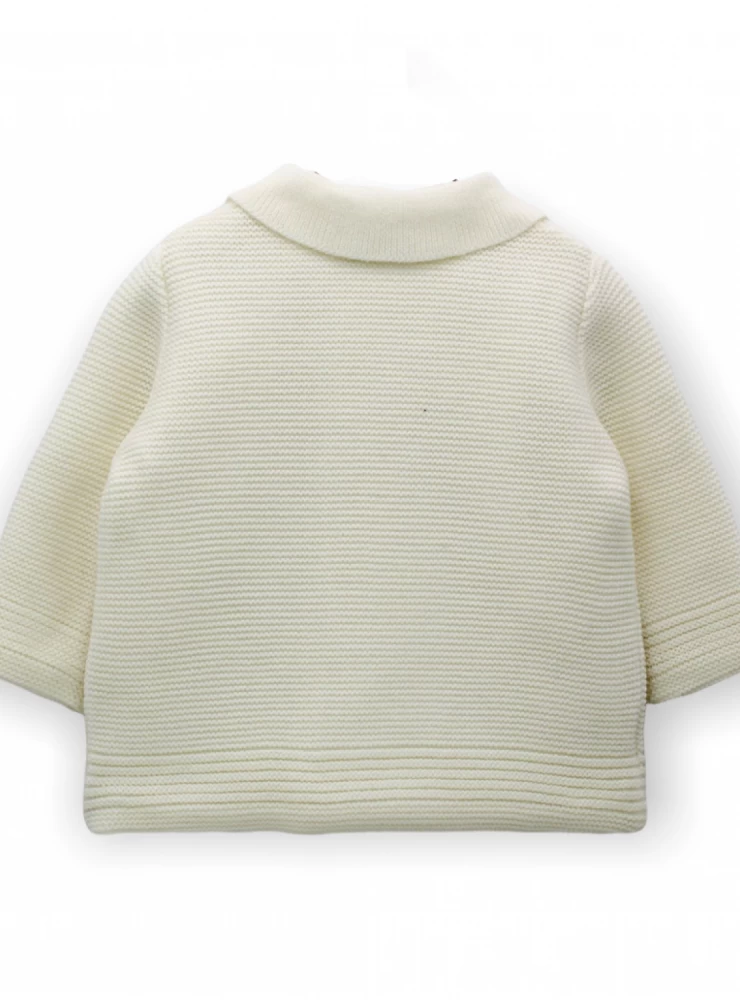 Trenka for boy. Beige knit. Jib