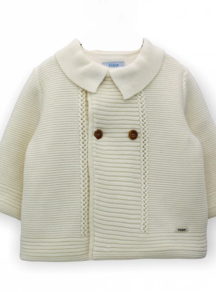 Trenka for boy. Beige knit. Jib