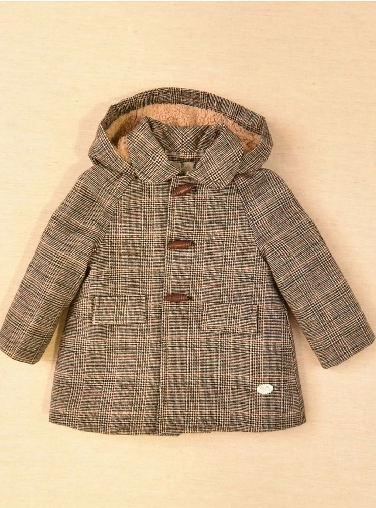 Trenka-style coat for boys London collection by José Varon