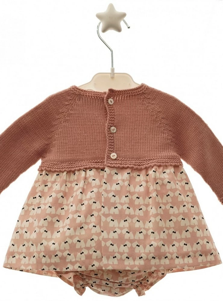 Two-piece baby girl set Mafalda Collection