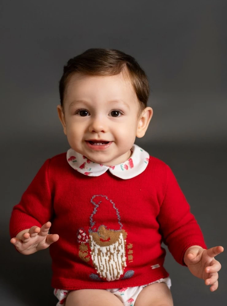 Two-piece set for boy. Mushroom collection