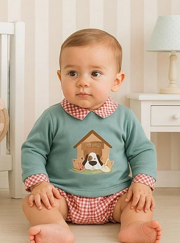 Two-piece set for boys, Pet Shop collection