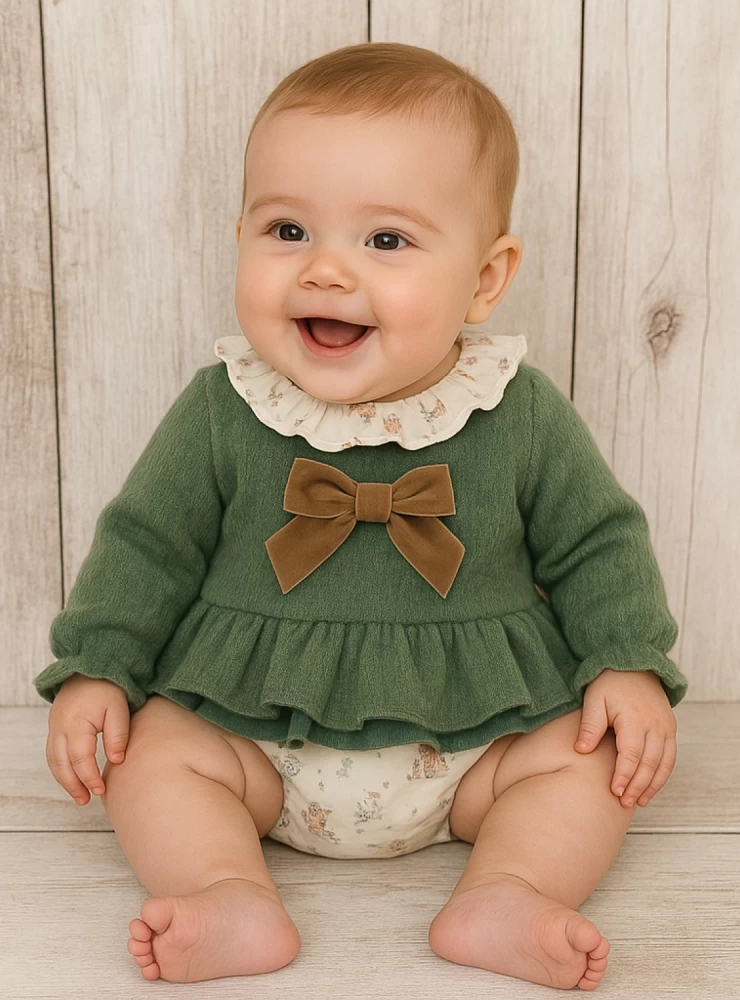 Two-piece set for girls, Angora collection