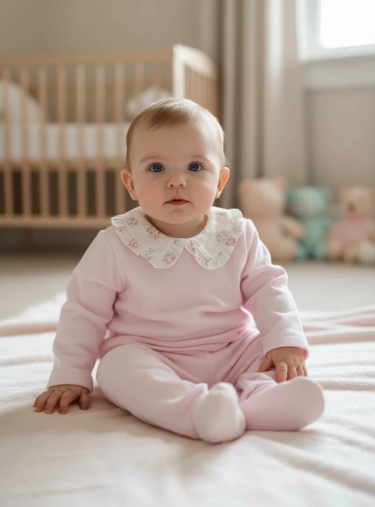 Two-piece set for girls from the Bouquet collection