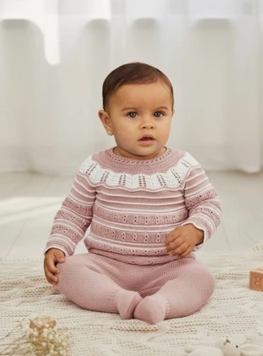 Two-piece summer knit set. Two colors