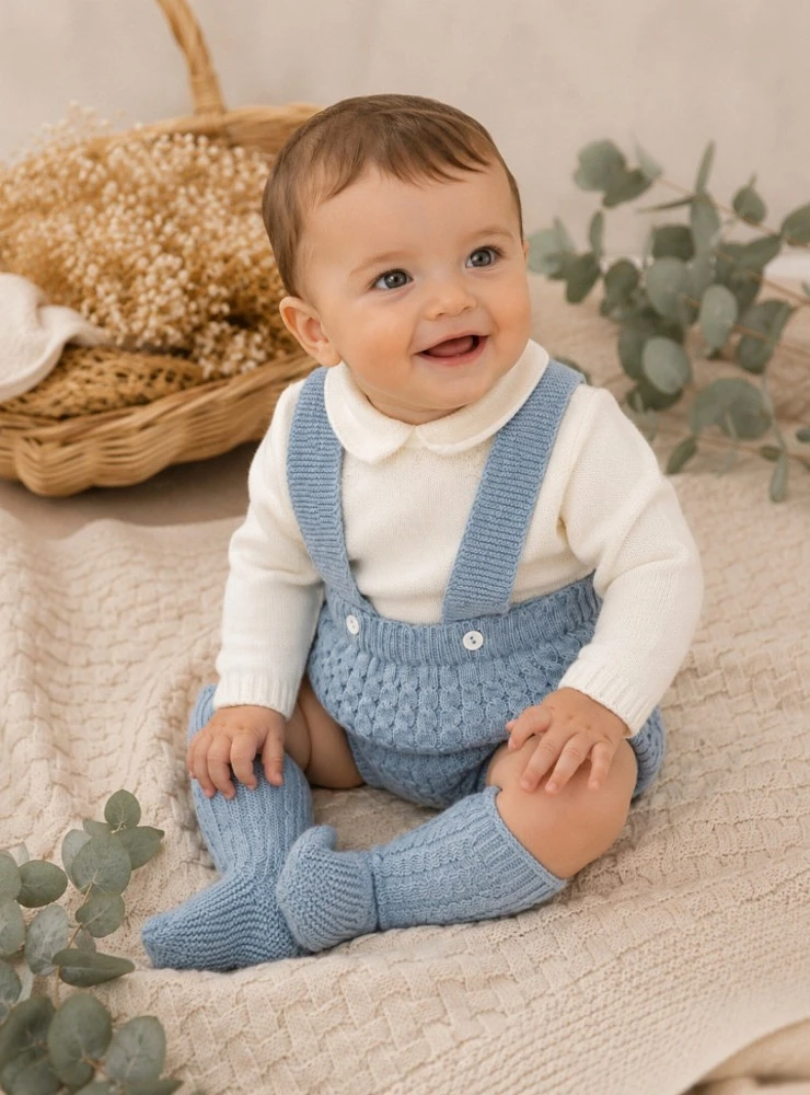 Unisex 4-piece set from the Cloud collection for baby