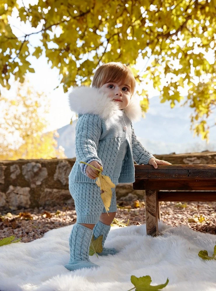 Unisex 4-piece set from the Cloud collection for baby