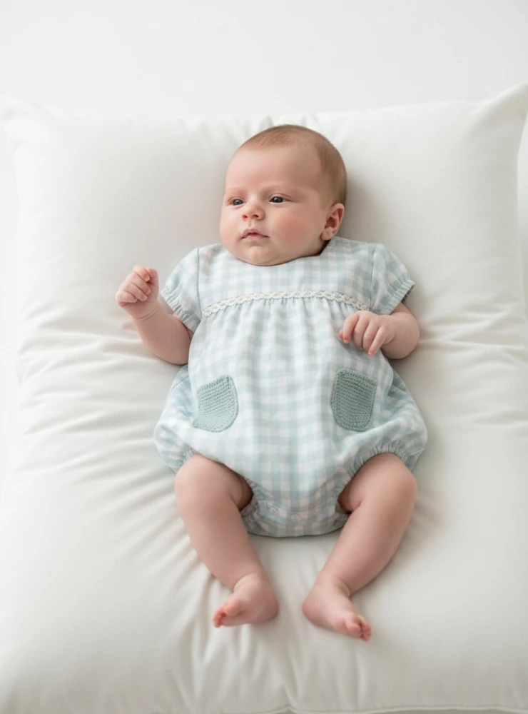 Unisex baby romper for newborns Nika Collection