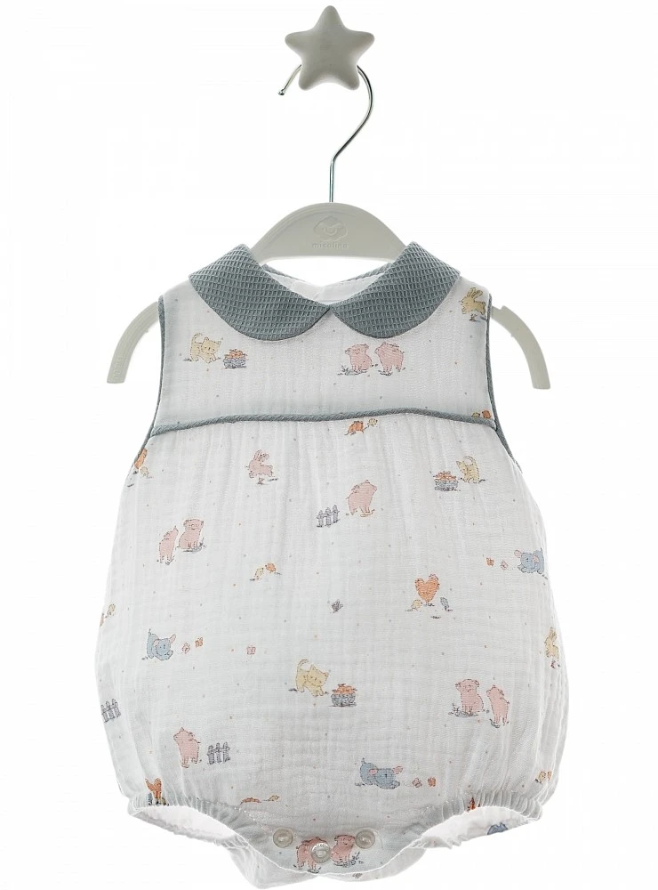 Unisex baby romper from Bambula, Larissa Collection