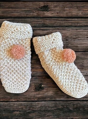 Unisex bootie in chunky knit from the Mistral collection
