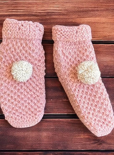Unisex bootie in chunky knit from the Mistral collection
