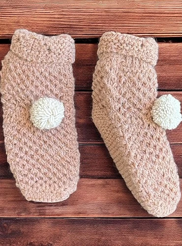 Unisex bootie in chunky knit from the Mistral collection