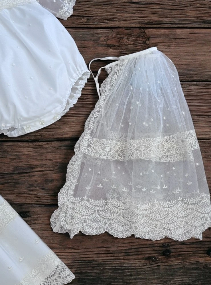 Unisex christening set with detachable christening gown | Infant Collection