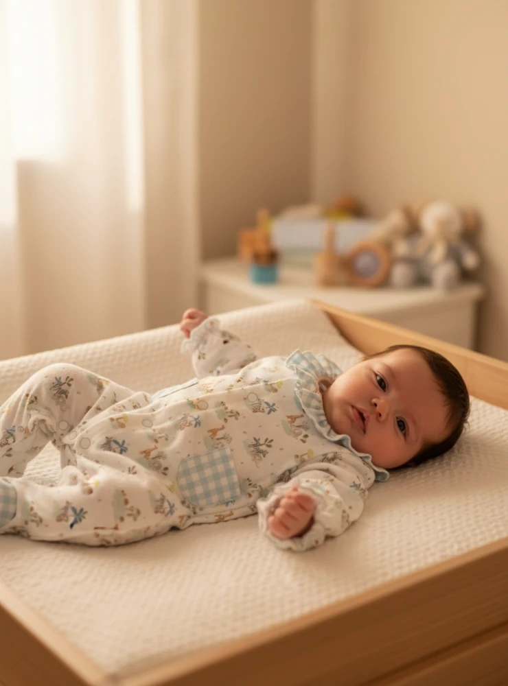 Unisex cotton romper from the Adventure collection