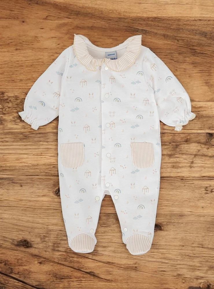 Unisex cotton romper or pajamas from the Cielo collection