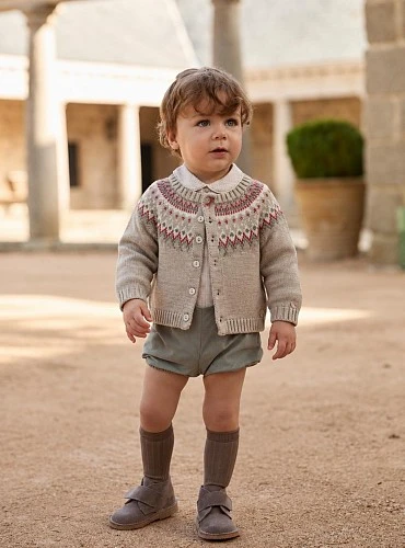 Unisex Fair Isle knit jacket – Pravia Collection